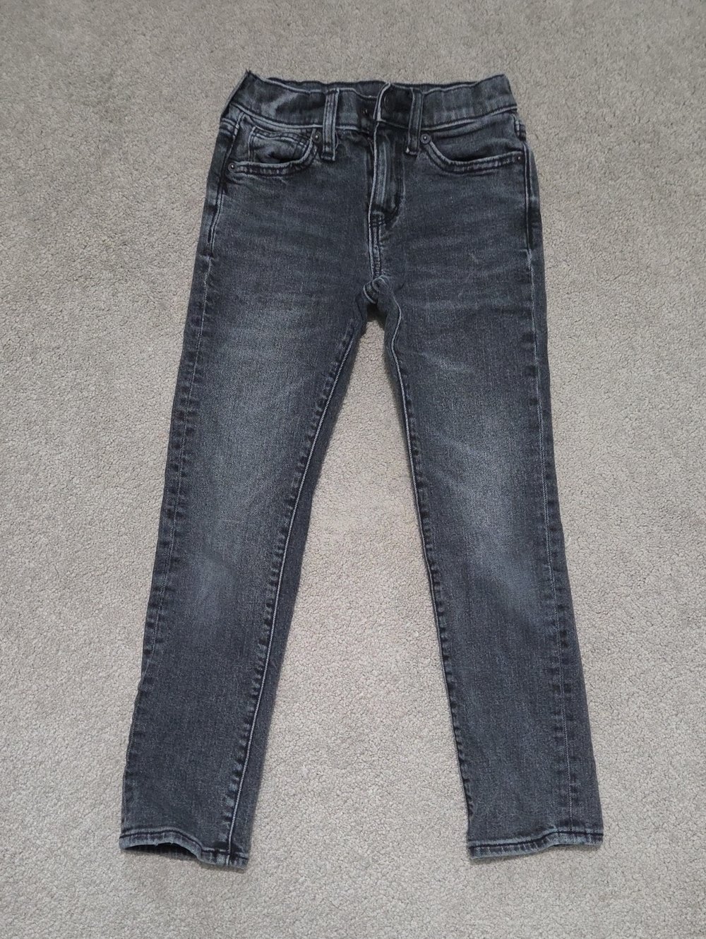 Kids Gray Skinny Jeans